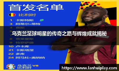 乌克兰足球明星的传奇之路与辉煌成就揭秘